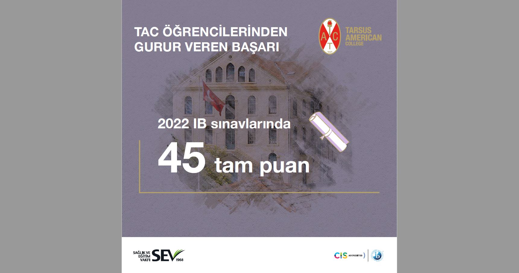 TAC Student Achieves the Perfect Score in the IBDP May Exam